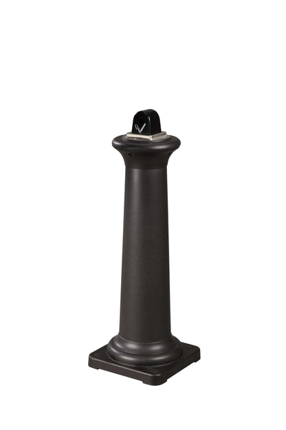 Groundskeeper Tuscan Standascher, 600 Zigarettenstummel, Schwarz