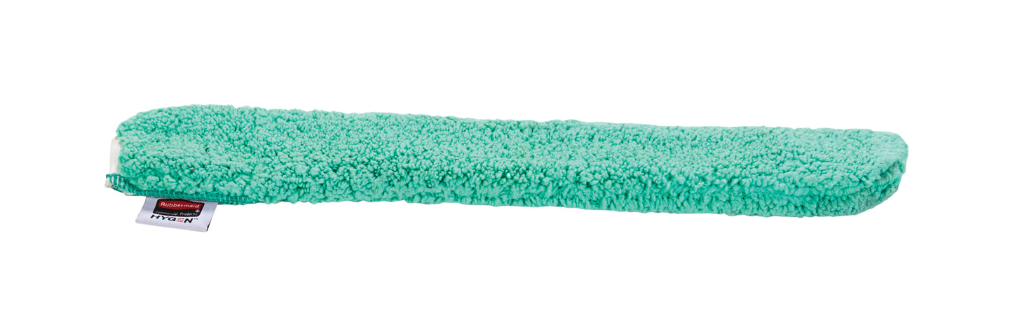 HYGEN™ Ersatz‑Mikrofaserbezug für flexiblen Staubwedel, Trockenreinigung, grün