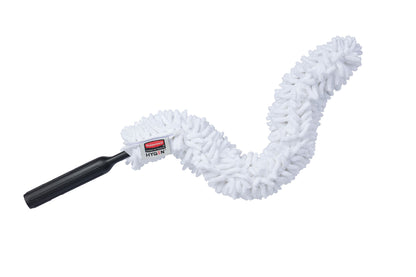 HYGEN™ Ersatz‑Mikrofaserbezug für flexiblen Staubwedel, Nass‑ und Trockenreinigung, weiß