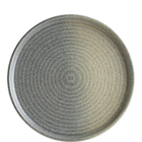 Runder Metalldeckel mit konzentrischen Ringen