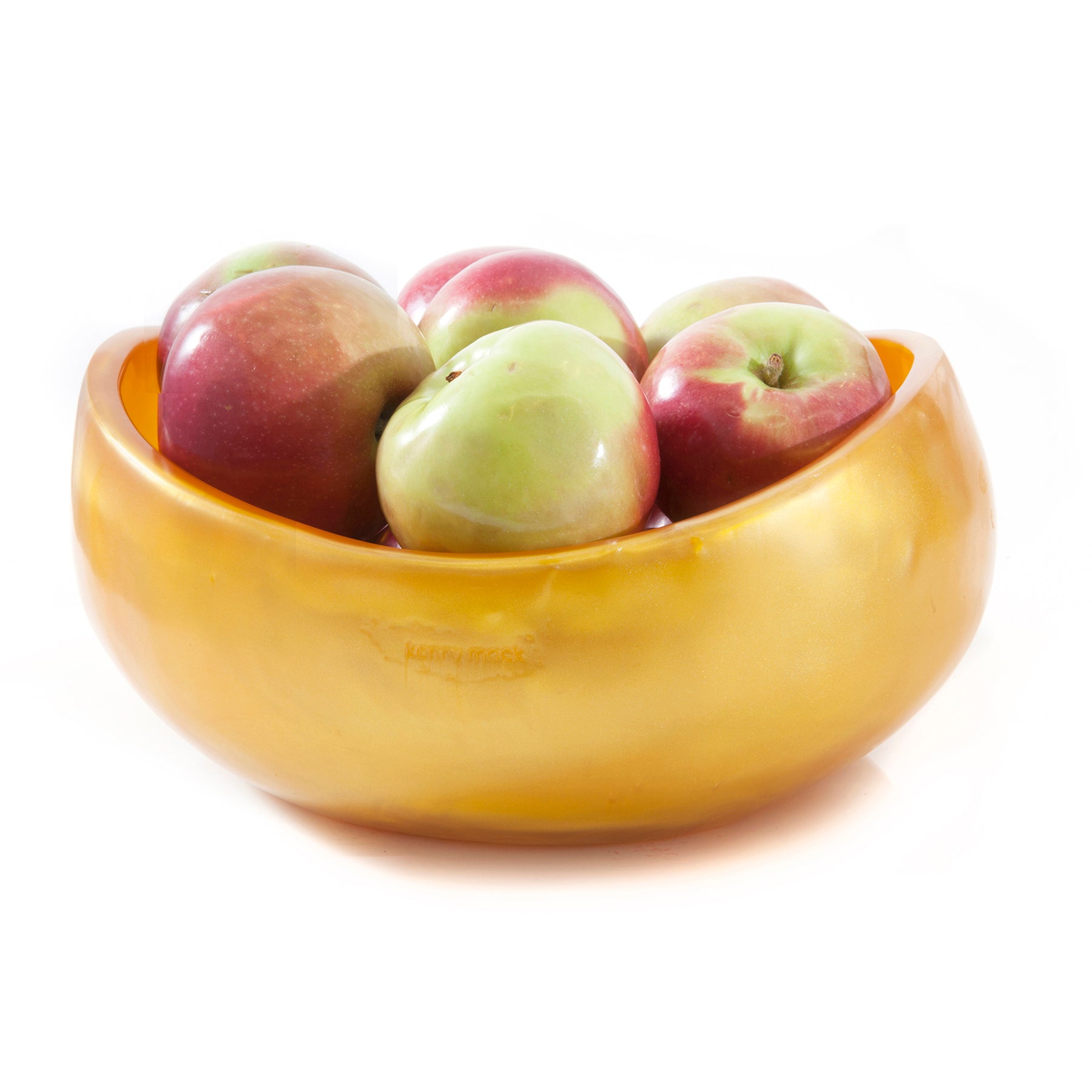 Schale mit roten und grünen Äpfeln.