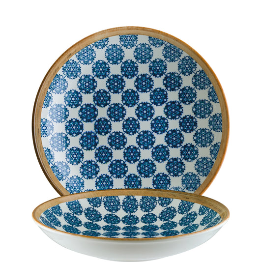 Blaue Musterteller im Gastronomie-Set