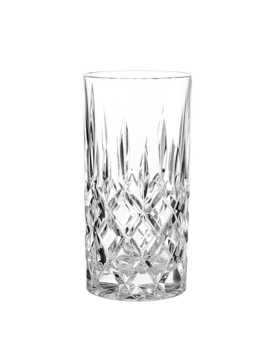 Kristallglas mit Schliffmuster leer