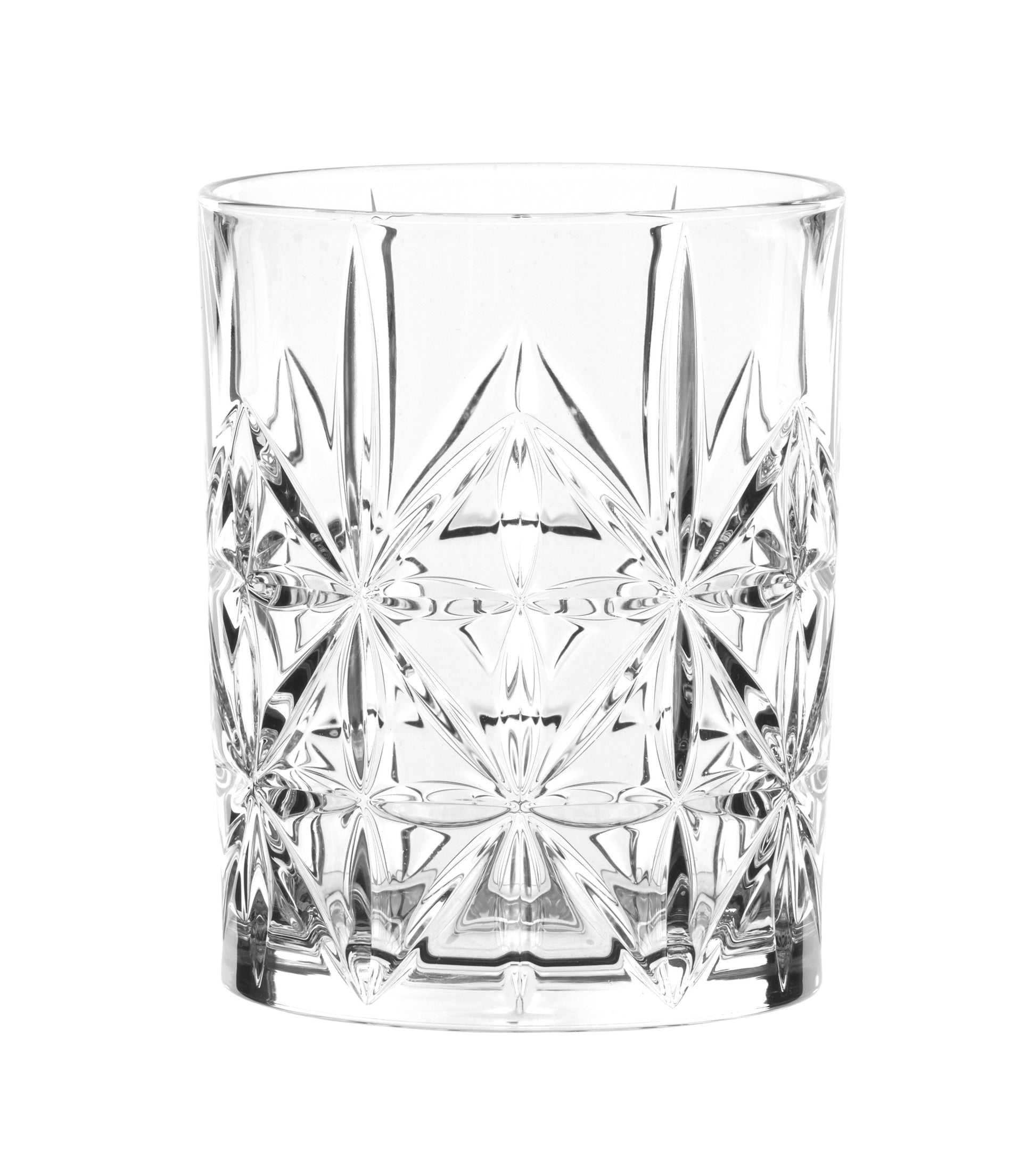 Kristallglas leer, Muster, transparent