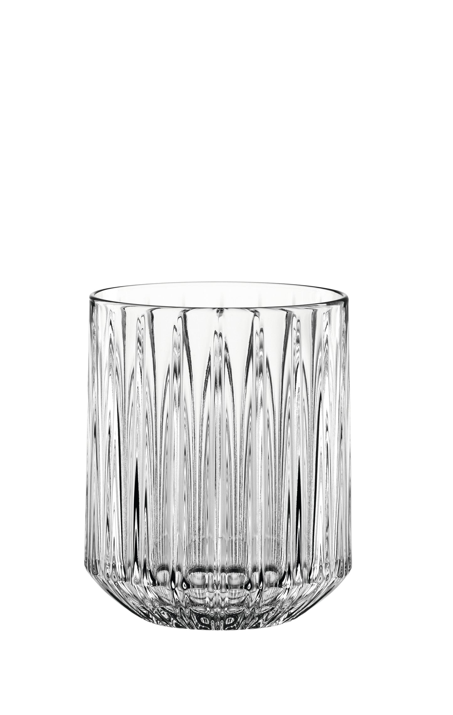 Kristallglas, leer, modernes Design, transparent
