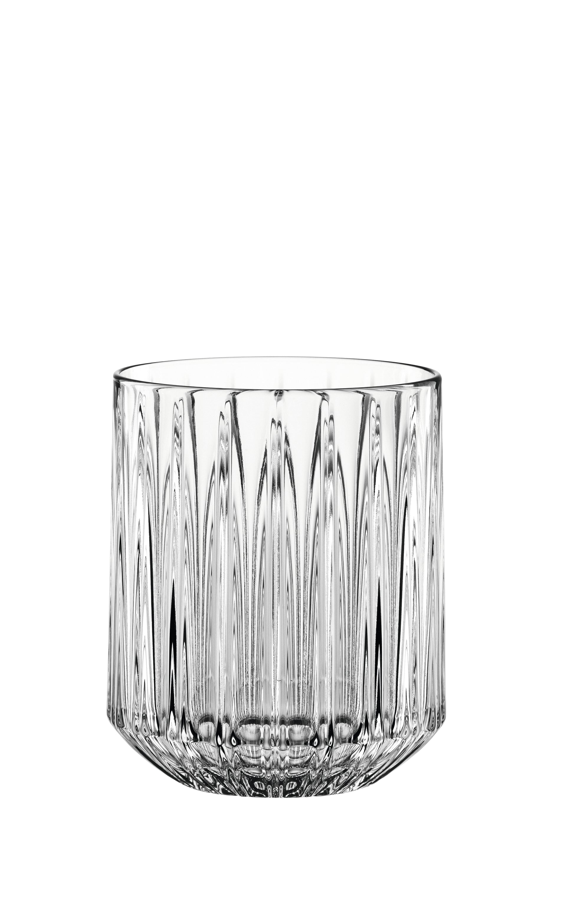 Kristallglas, leer, modernes Design, transparent