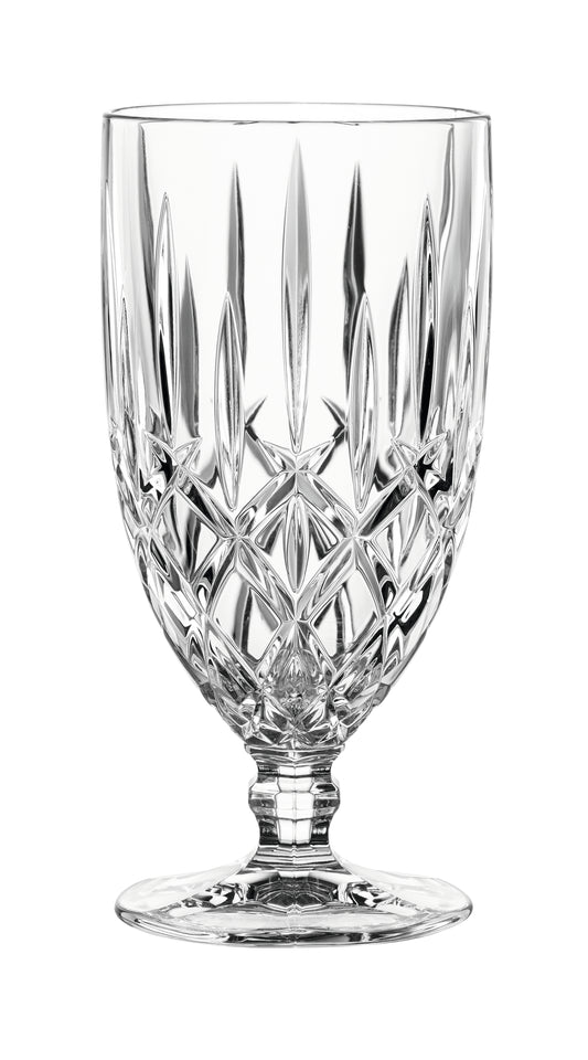 Kristallglas mit Stiel, transparent