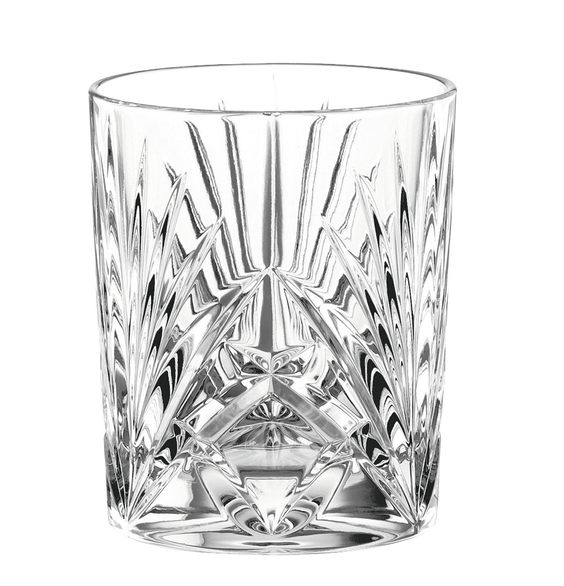 Kristallglas, Whiskeyglas, leer, transparent, dekorativ