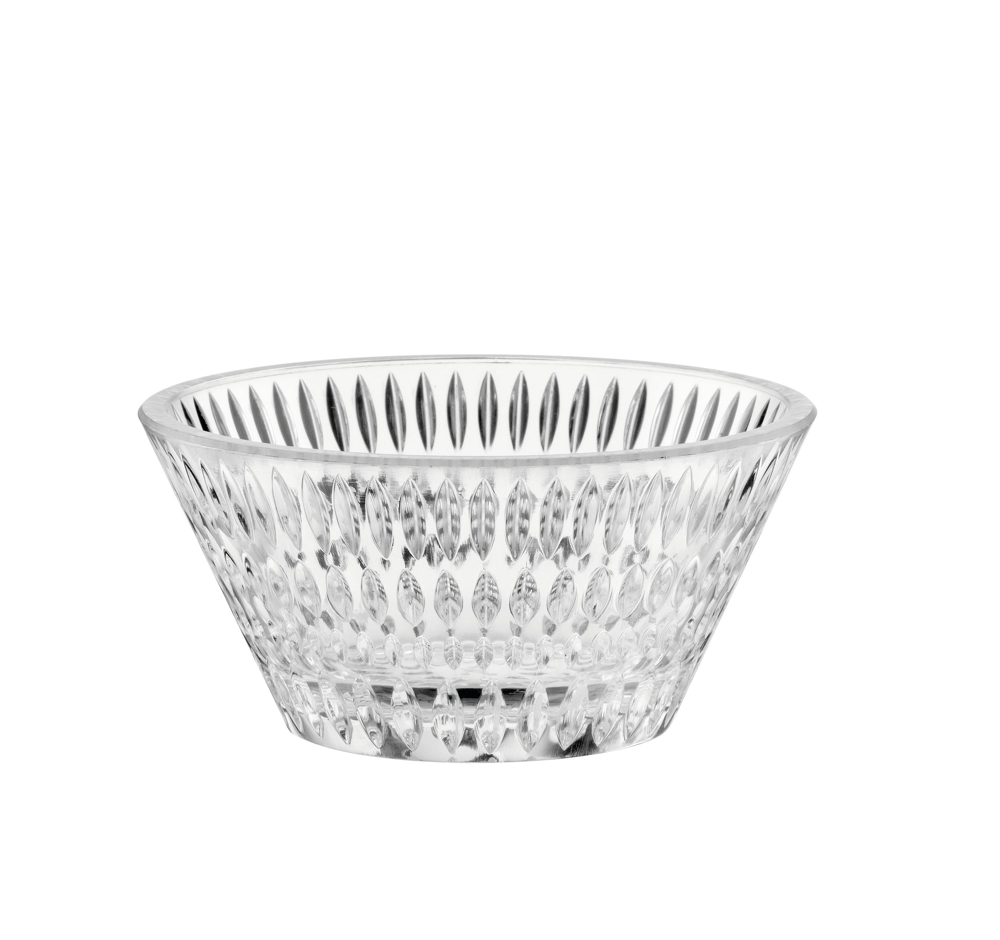 Kristallschale, transparent, dekorativ, Gastronomiebedarf