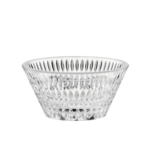 Kristallschale, transparent, dekorativ, Gastronomiebedarf