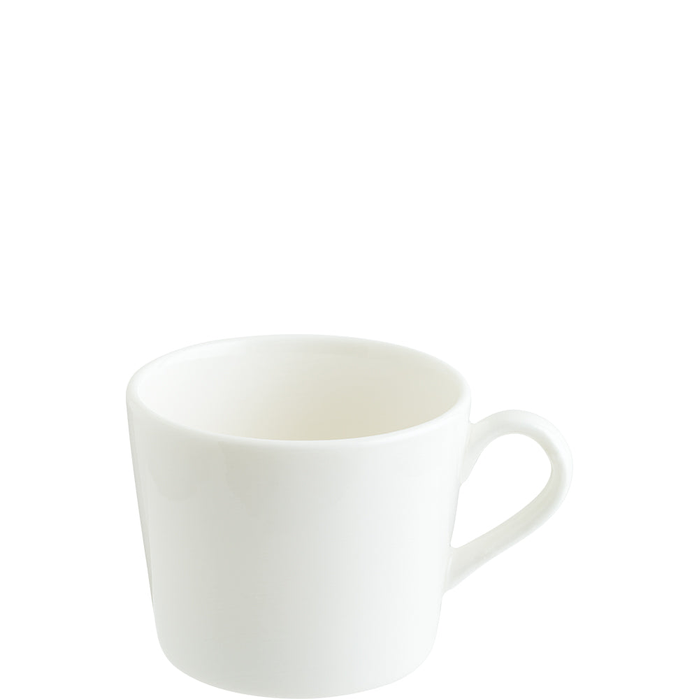 Weiße Kaffeetasse aus Porzellan Gastronomie