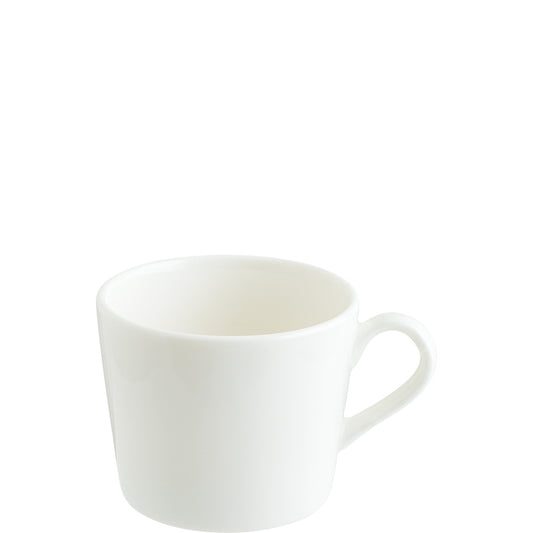 Weiße Kaffeetasse aus Porzellan Gastronomie