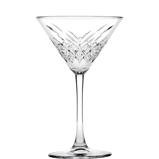 Kristall-Cocktailglas, leeres Glas