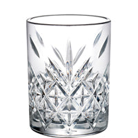 Kristallglas mit geometrischem Muster