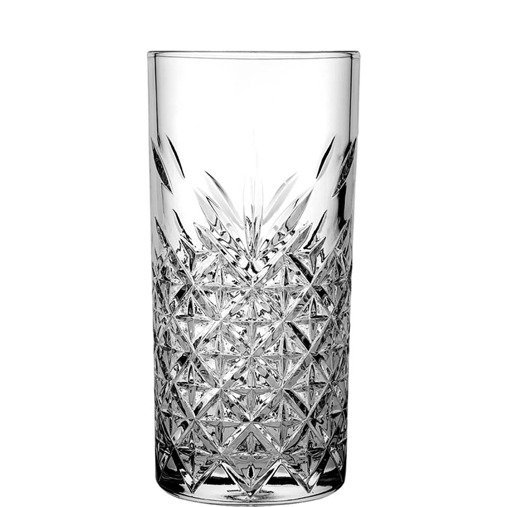 Kristallglas mit geometrischem Muster