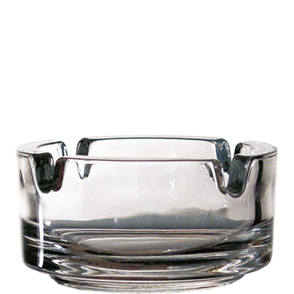 Glas-Aschenbecher in Gastronomie-Umgebung