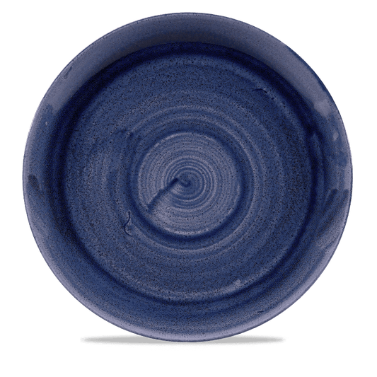 Blaue Keramikschale, Nahaufnahme, B2B Gastronomie