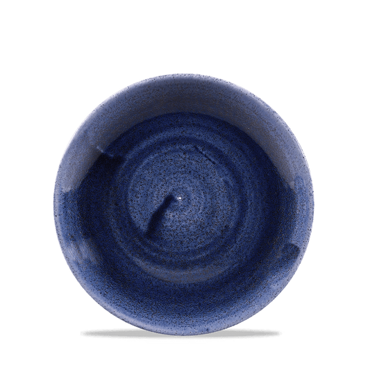 Blaue Keramikschale, Nahaufnahme, B2B Gastronomie