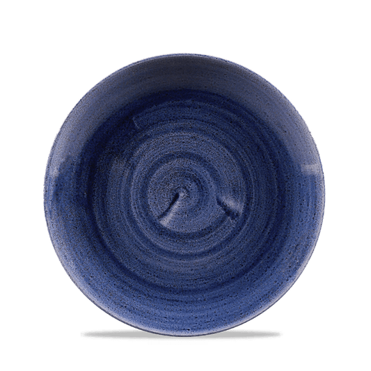 Blaue Keramikschale, Nahaufnahme, B2B Gastronomie