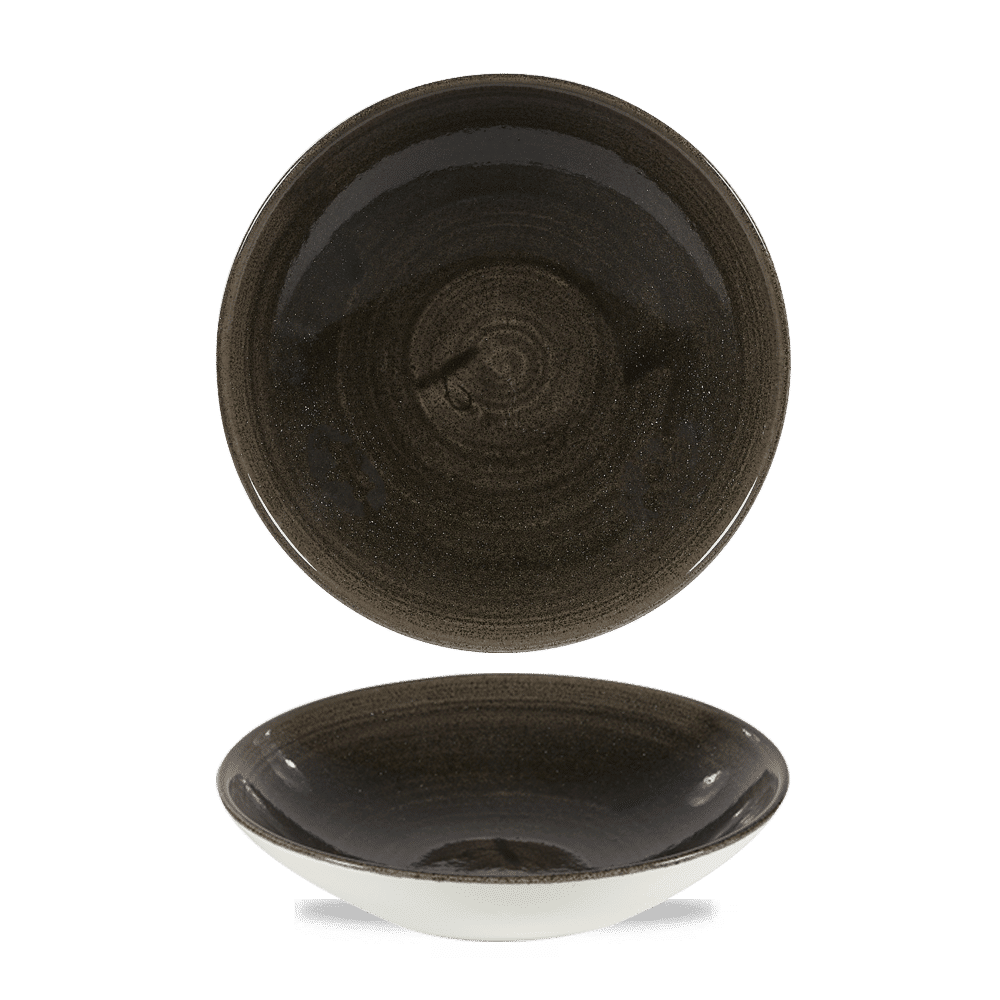 Schwarze Keramikschalen, B2B Gastronomie