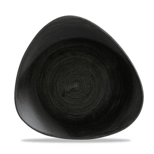 Schwarze, runde Suppenschüssel, B2B Gastronomie