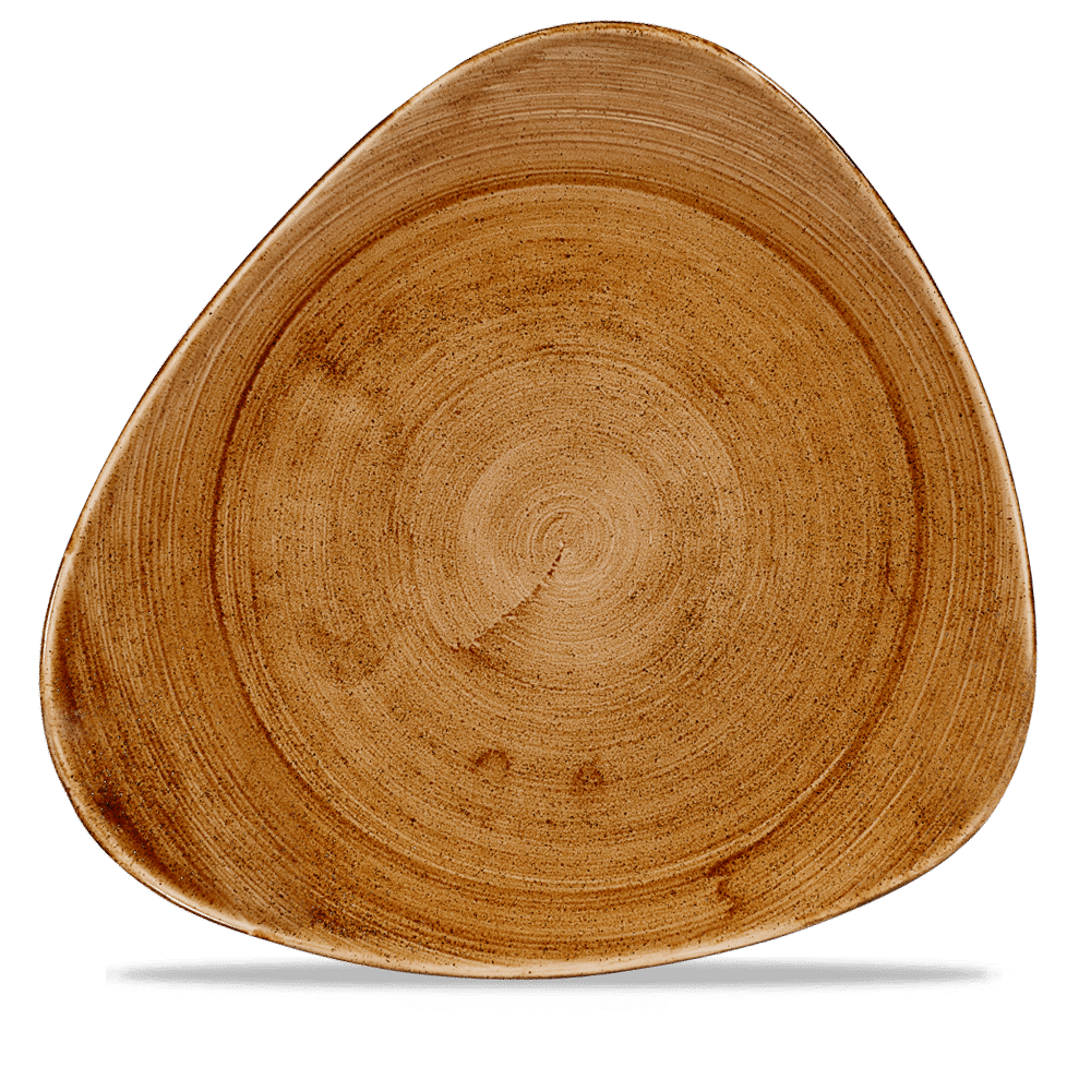 Leeres Holzschale für Gastronomie