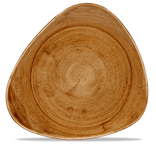 Leeres Holzschale für Gastronomie