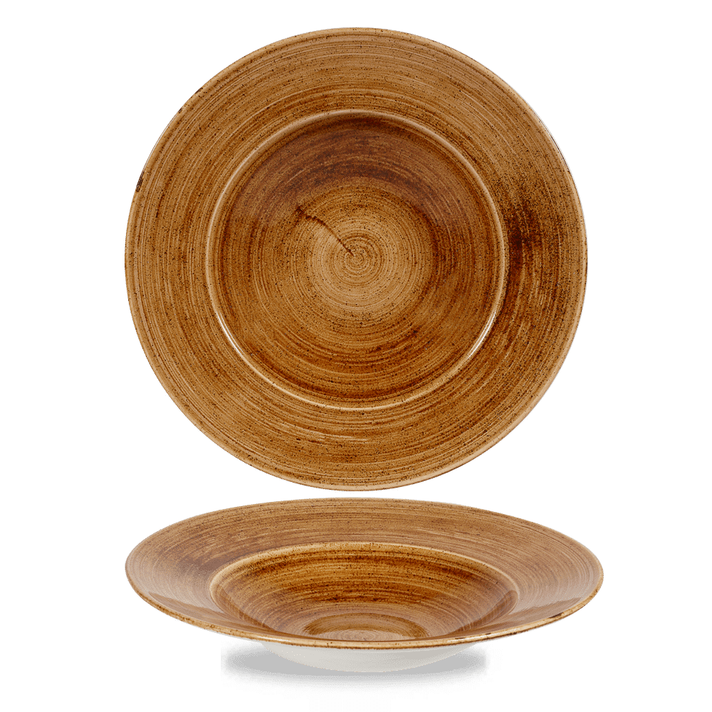 Boden- und Teller-Design aus Holz