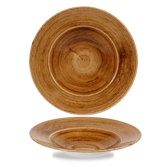 Boden- und Teller-Design aus Holz