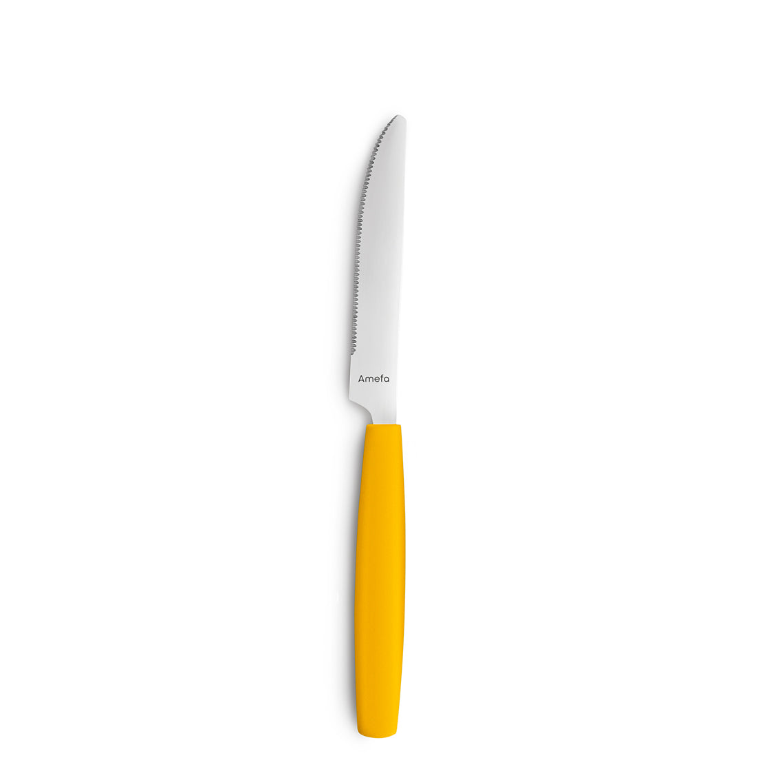 Küchenmesser mit gelbem Griff
