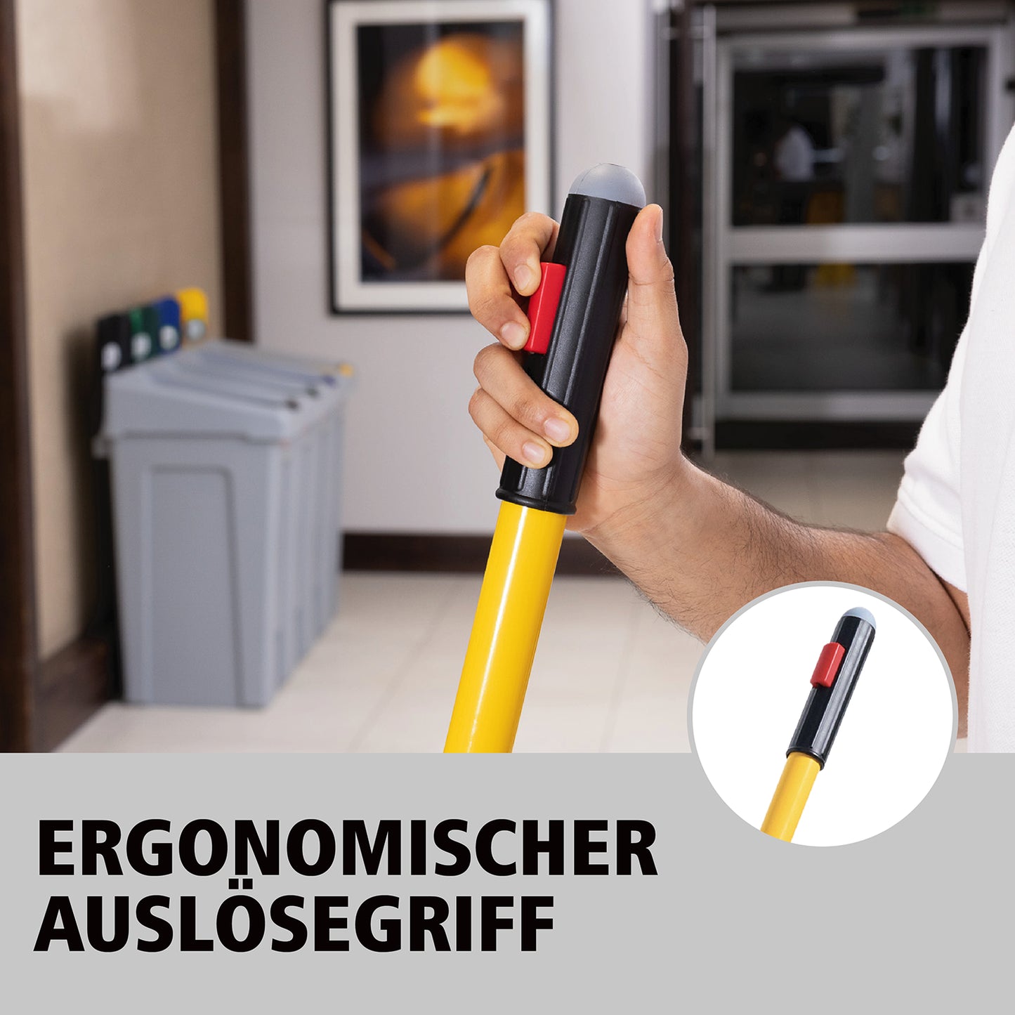 HYGEN™ PULSE™ Flachmopp-Set, 0,6 l Tank, Gelb