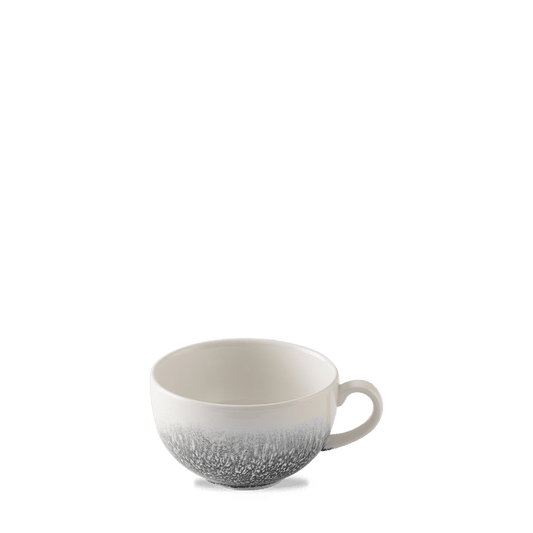Weiße Kaffeetasse mit Muster