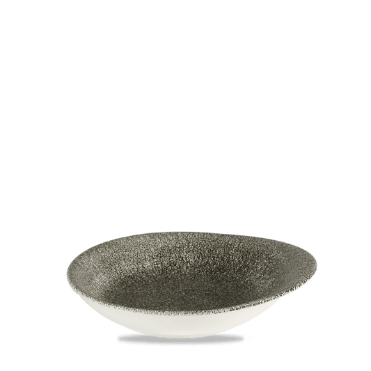Leere Schale auf weißem Hintergrund