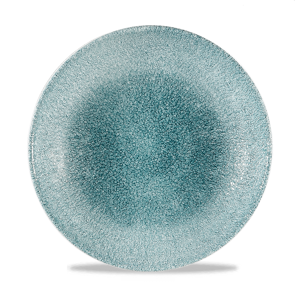 Blaue dekorative Keramikschale