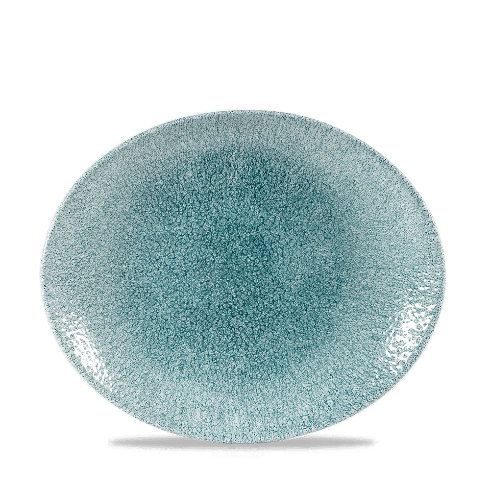 Blaue Keramikplatte, B2B Gastronomie