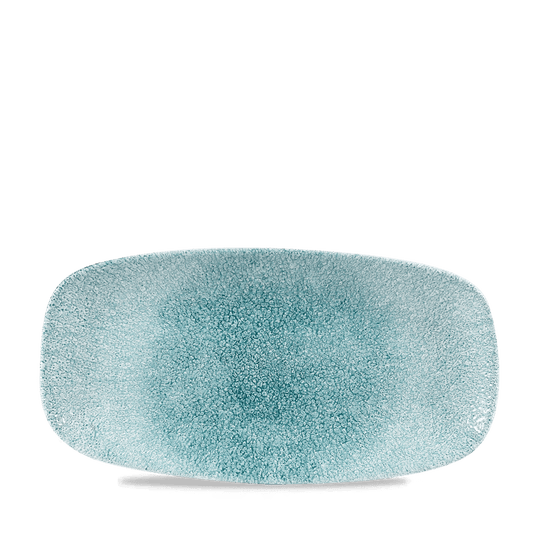 Blaue, ovale Servierplatte, B2B Gastronomie