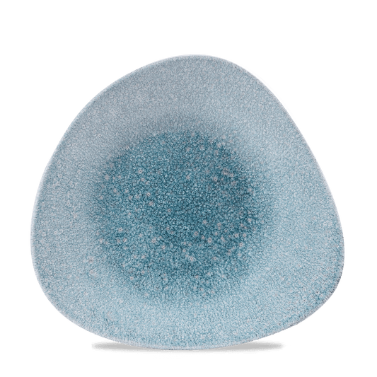 Moderne, blaue, geometrische Vase