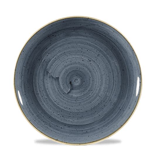 Leere blaue Keramikschale, B2B Gastronomie