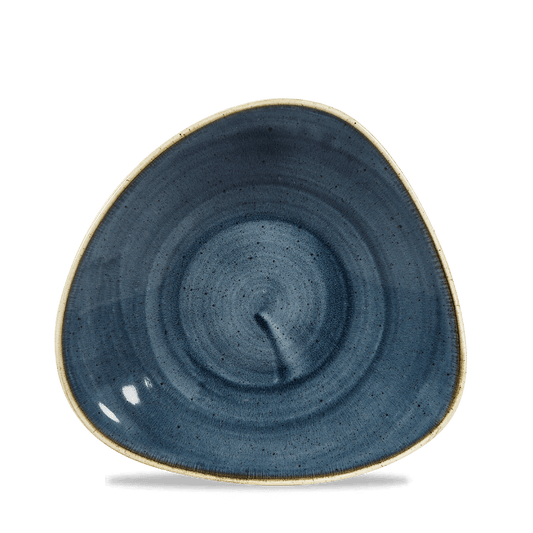 Leere blaue Keramikschale, B2B Gastronomie