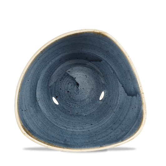 Leere blaue Keramikschale, B2B Gastronomie