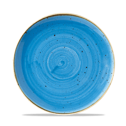 Blaue Keramikschale, Nahaufnahme, B2B Gastronomie