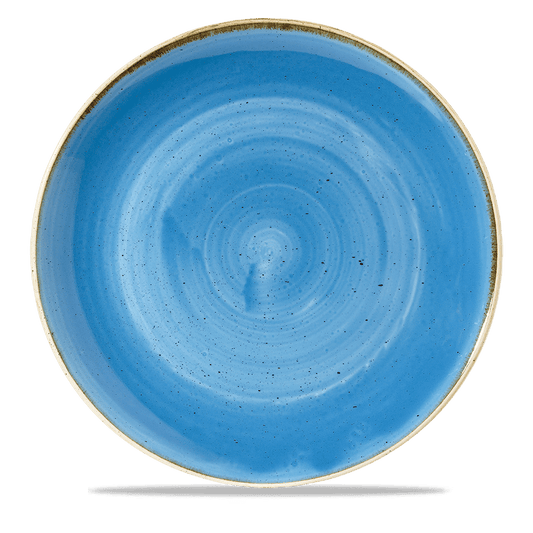Blaue Keramikschale, Nahaufnahme