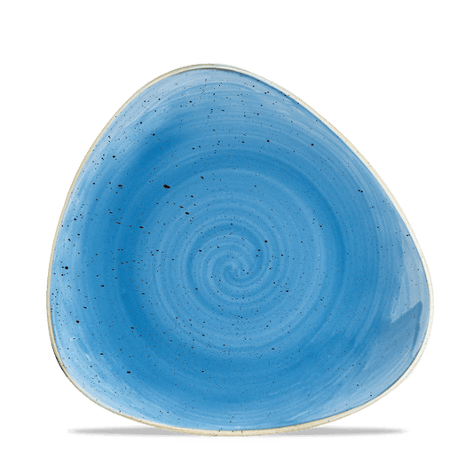 Blaue, spiralförmige Keramikschale