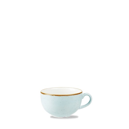 Weiße Kaffeetasse auf weißem Hintergrund
