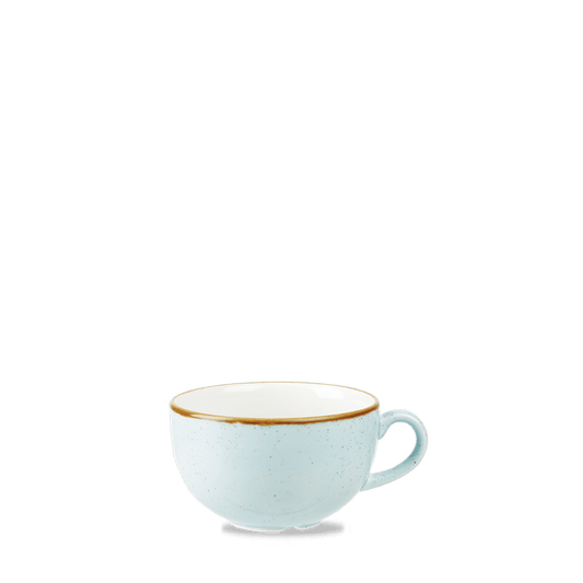 Weiße Kaffeetasse auf weißem Hintergrund