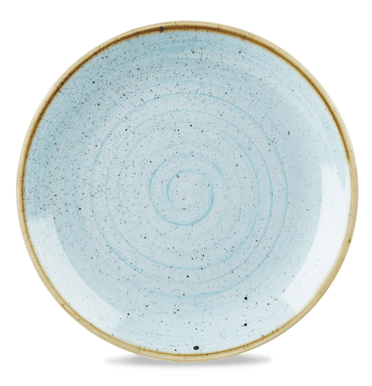 Leere blaue Speiseteller, B2B Gastronomie