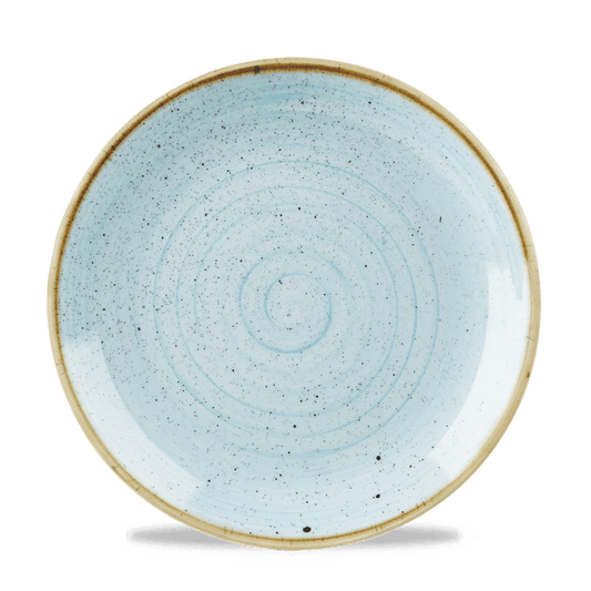 Leere blaue Keramikschale, B2B Gastronomie