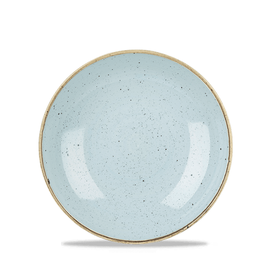 Leere blaue Speiseteller, B2B Gastronomie