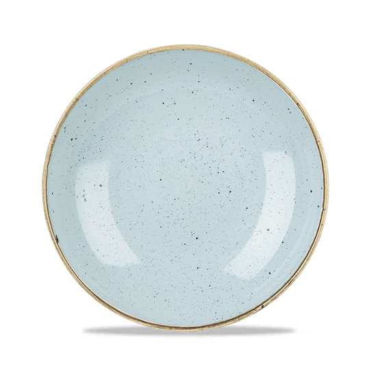 Leere blaue Speiseteller, B2B Gastronomie