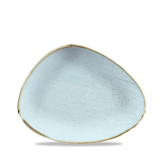 Leere blaue Servierschale